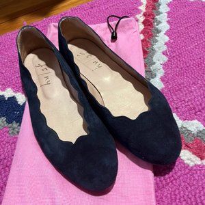 FSNY Navy Ballet Flats